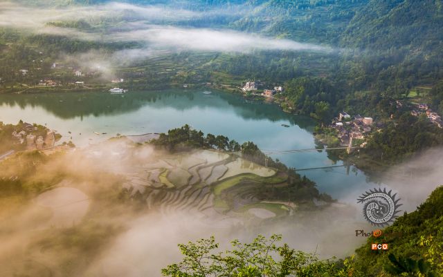 高碑湖晨韵