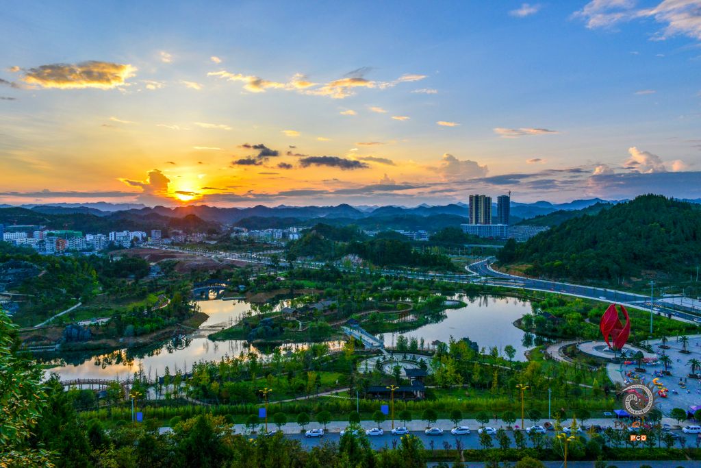 靓丽的翠湖湿地