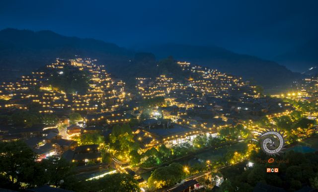 西江夜景