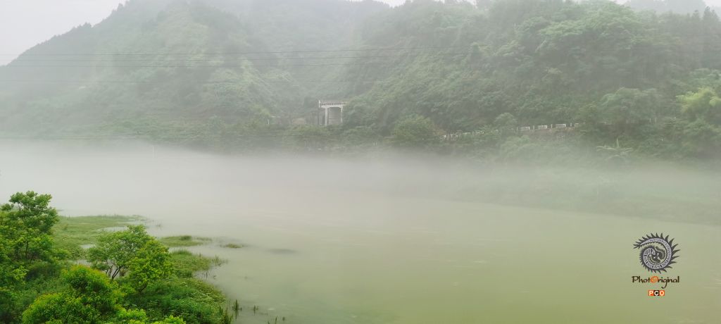 镇远长田㵲阳河河雾