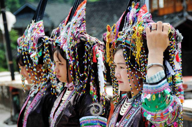 高华瑶寨 瑶族服饰
