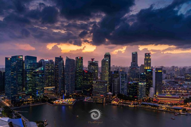 印象狮城8一滨海湾夜景